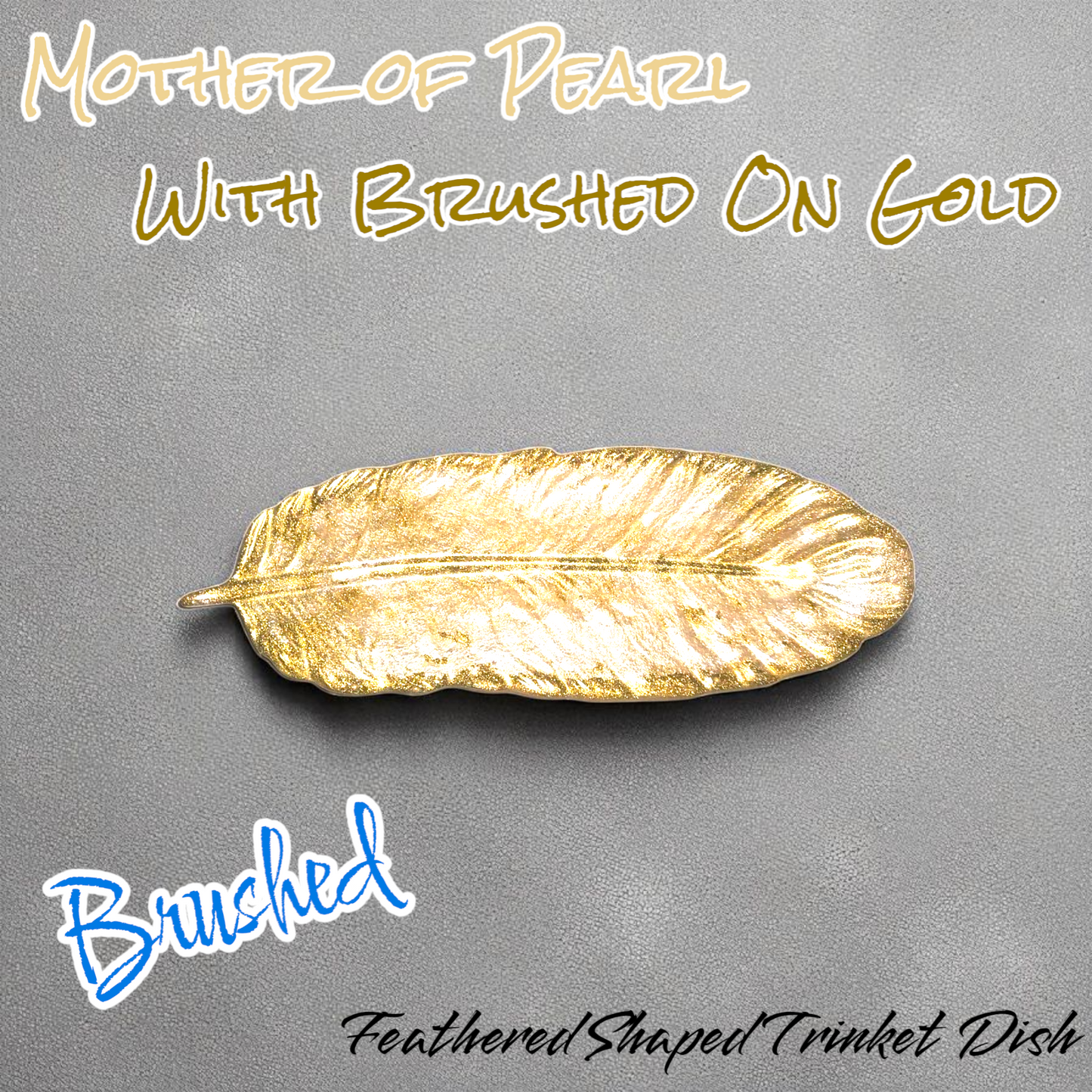 Feather Shaped Trinket Dish