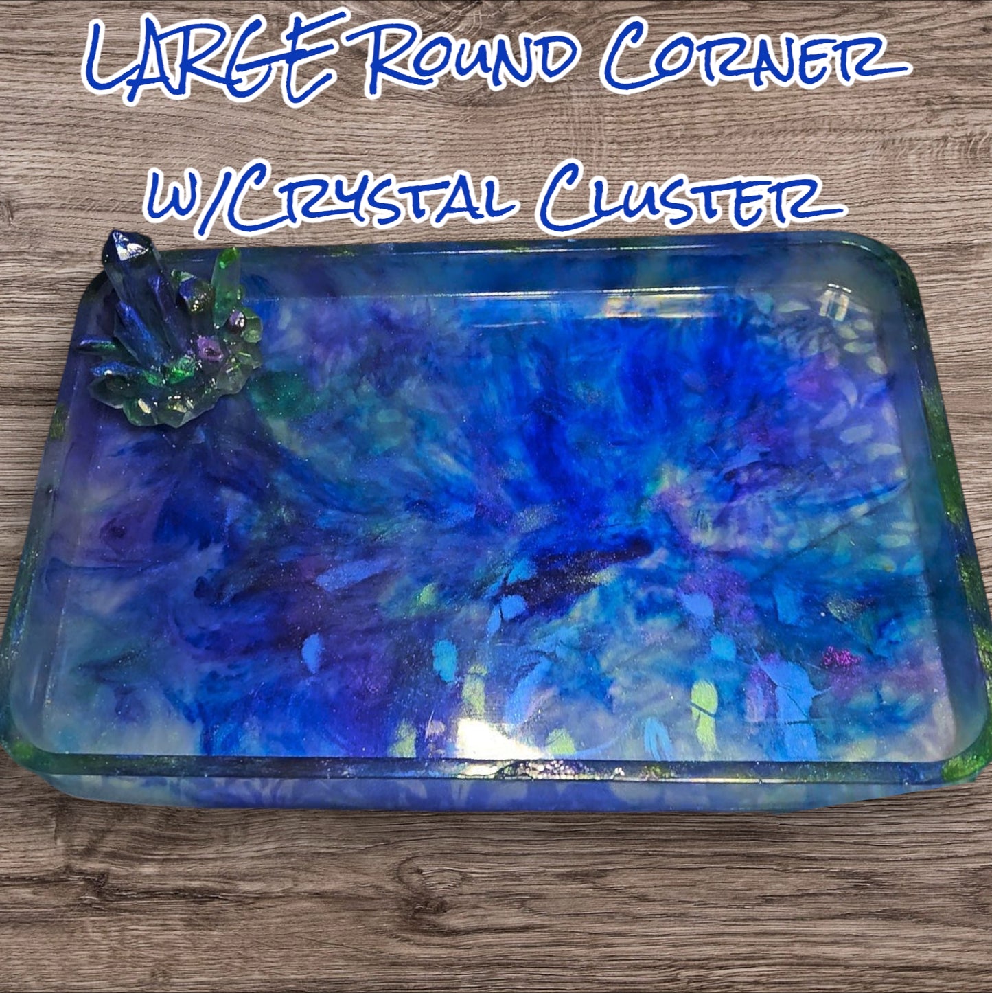 Large Round Cornered Rolling Tray