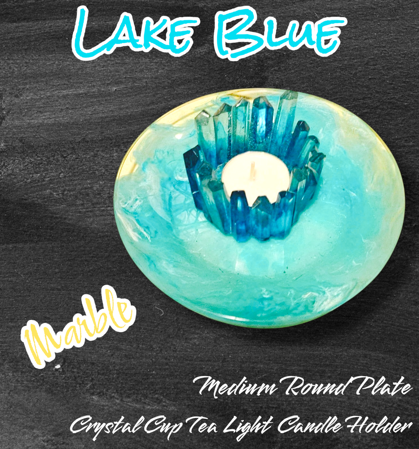 Crystal Cup Tea Light Candle Holder