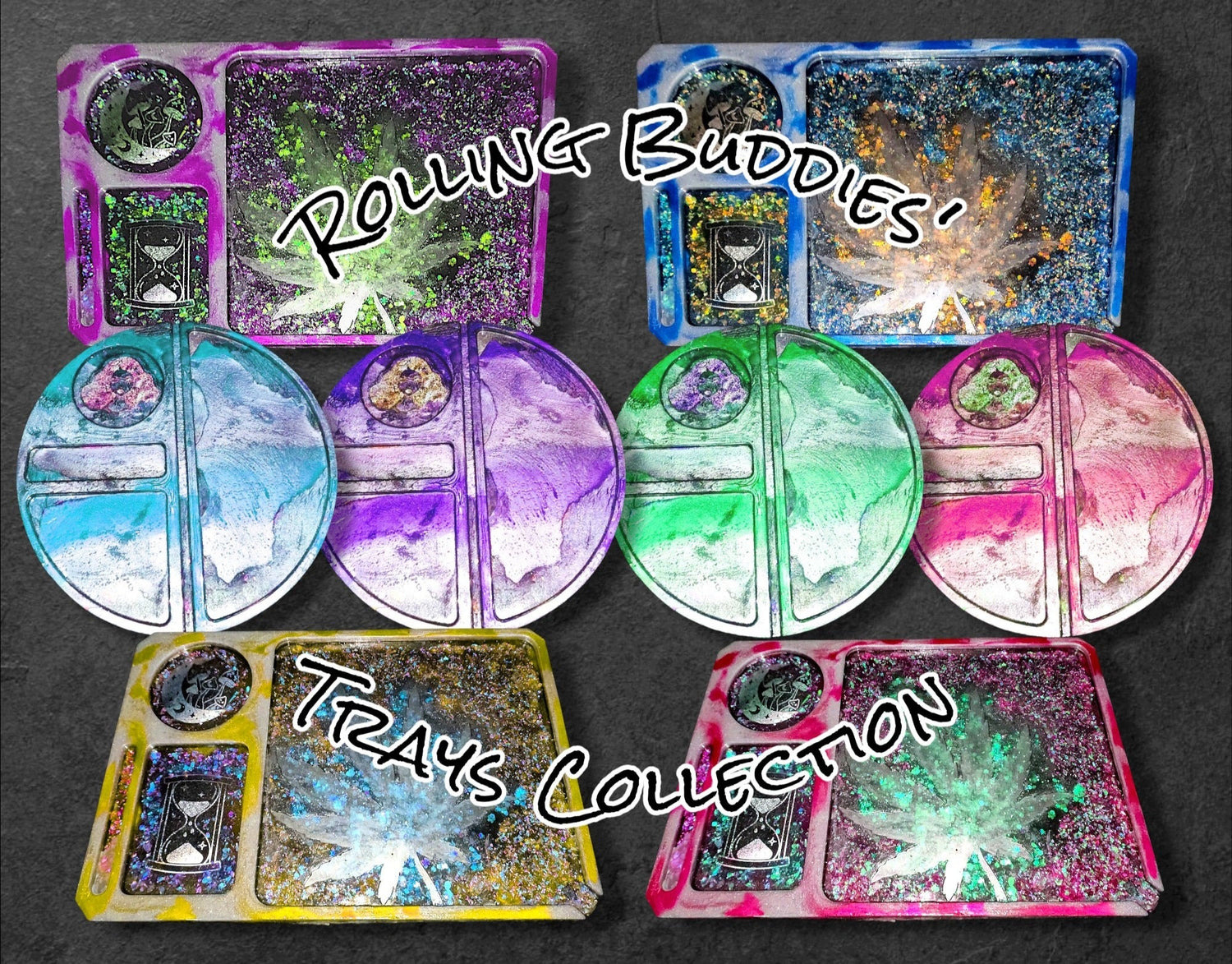 Rolling Buddy Trays Collection