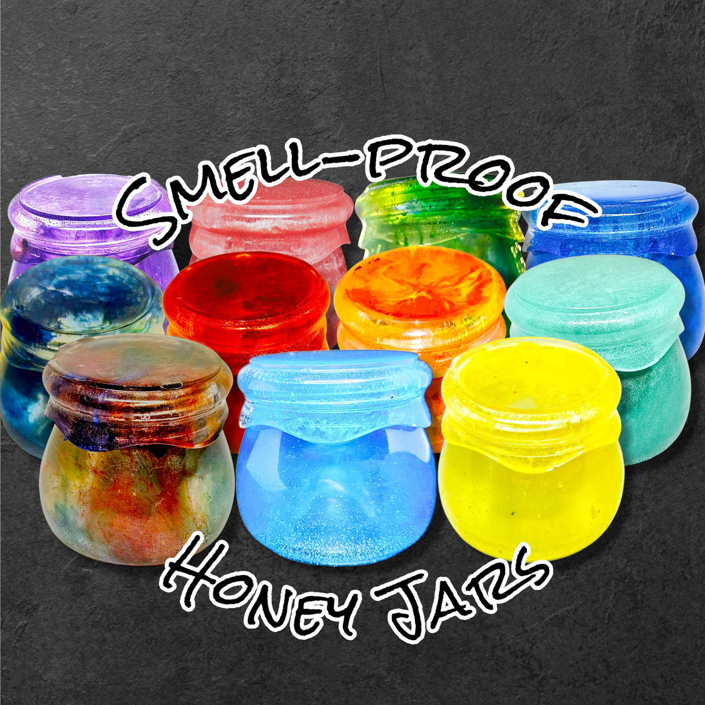 Smell-proof Honey Jars