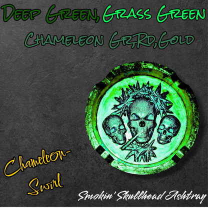 Smokin' Skullhead Ashtrays
