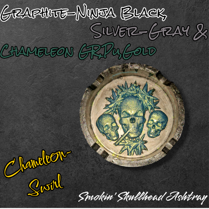 Smokin' Skullhead Ashtrays