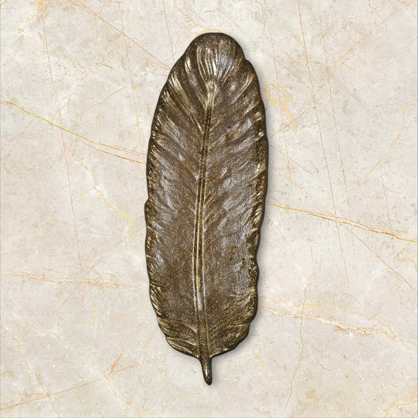 Feather Shaped Trinket Dish