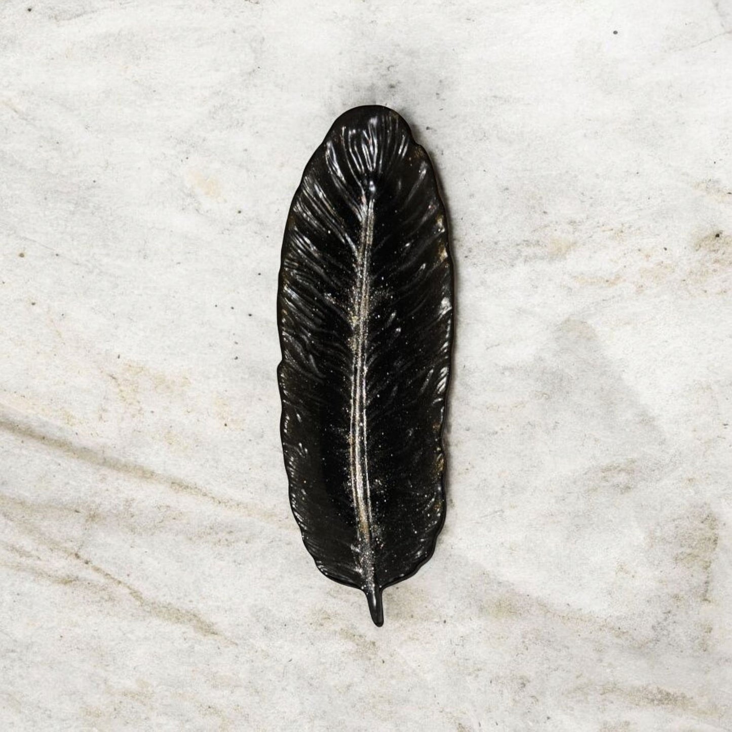 Feather Shaped Trinket Dish