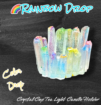 Crystal Cup Tea Light Candle Holder