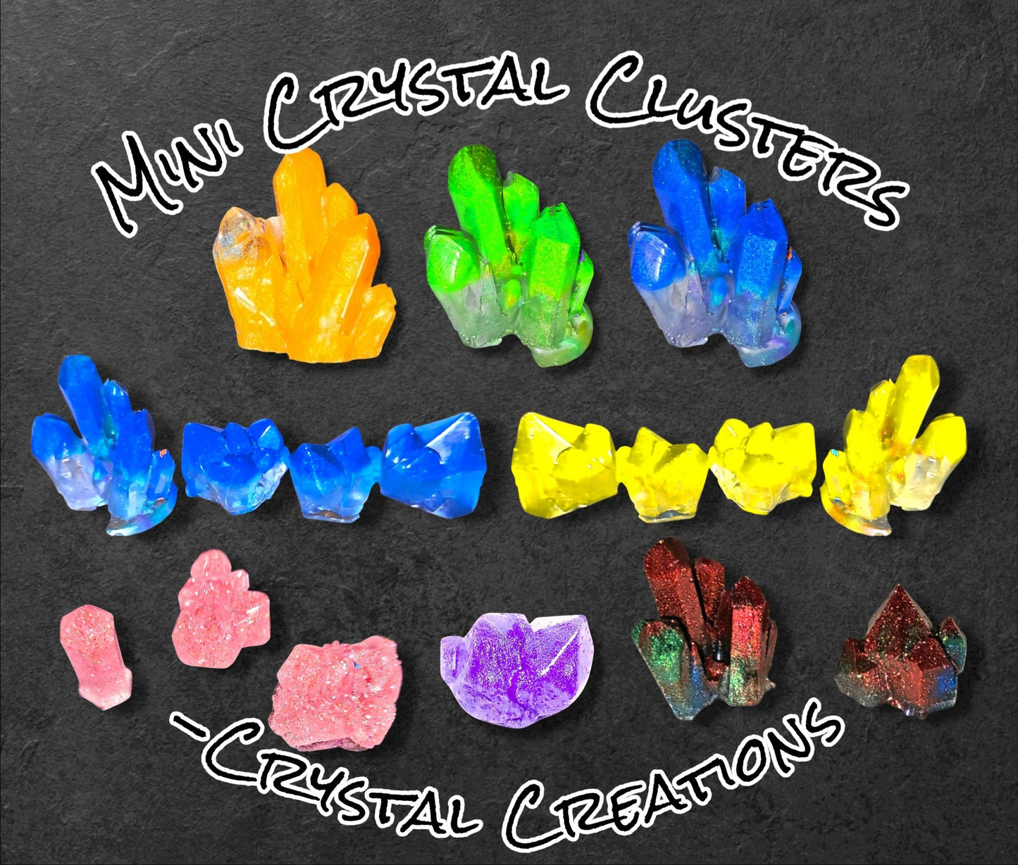 Mini Crystal Clusters -Crystal Creations