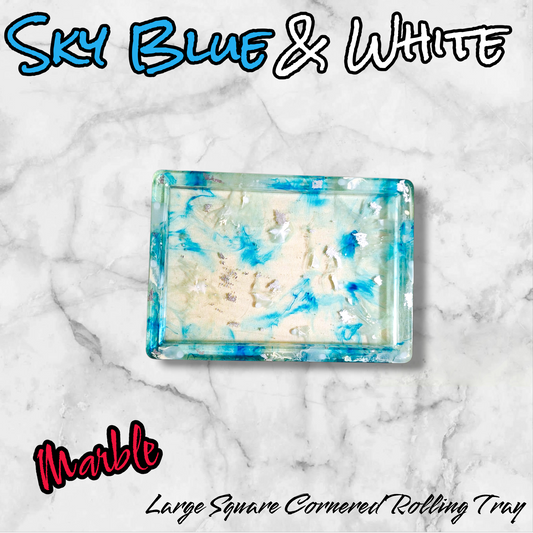 Large Square Cornered Rolling Tray