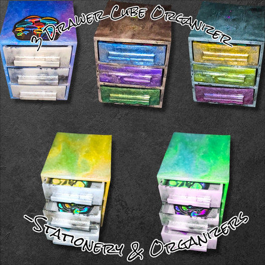 3 Drawer Cube Organizer
