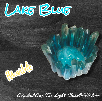 Crystal Cup Tea Light Candle Holder