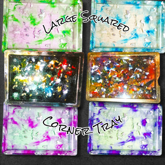 Large Squared Corner Tray