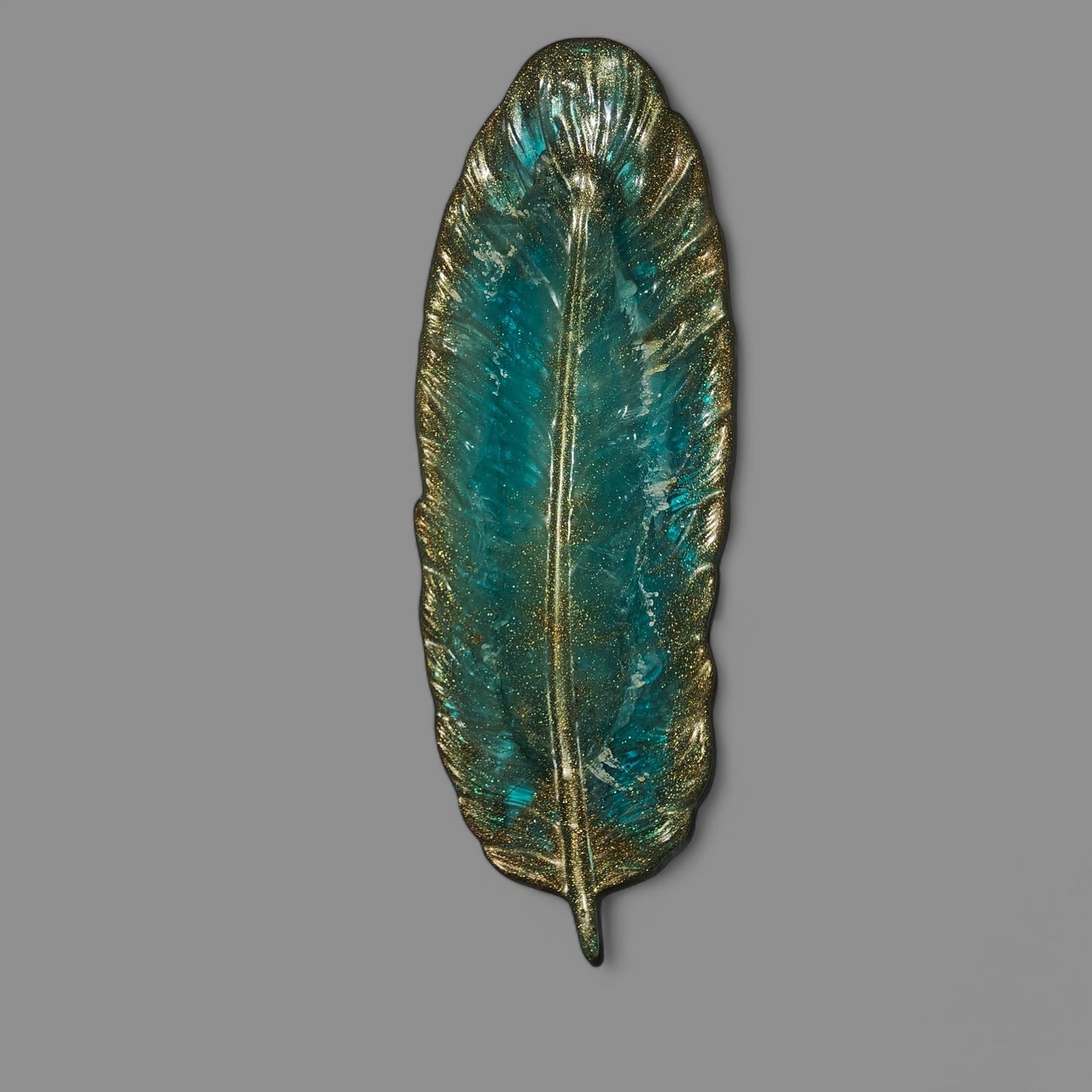 Feather Shaped Trinket Dish