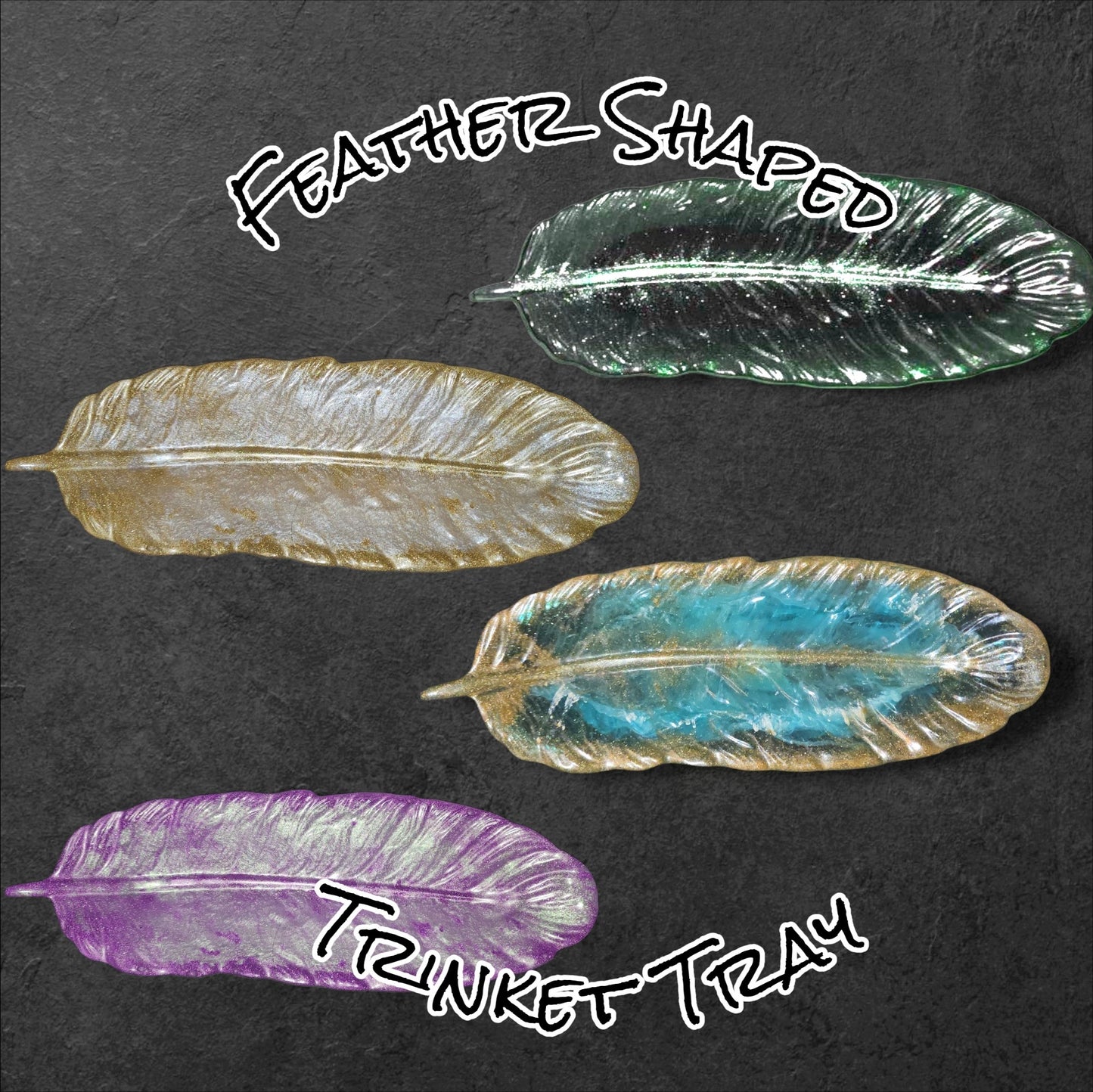 Feather Shaped Trinket Dish