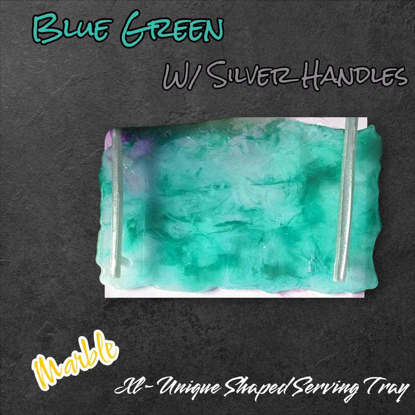 XL-Unique Shape Serving Tray with Handles