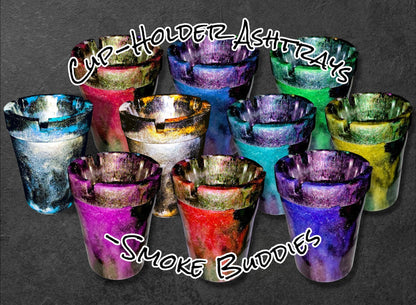 Cup-Holder Ashtrays