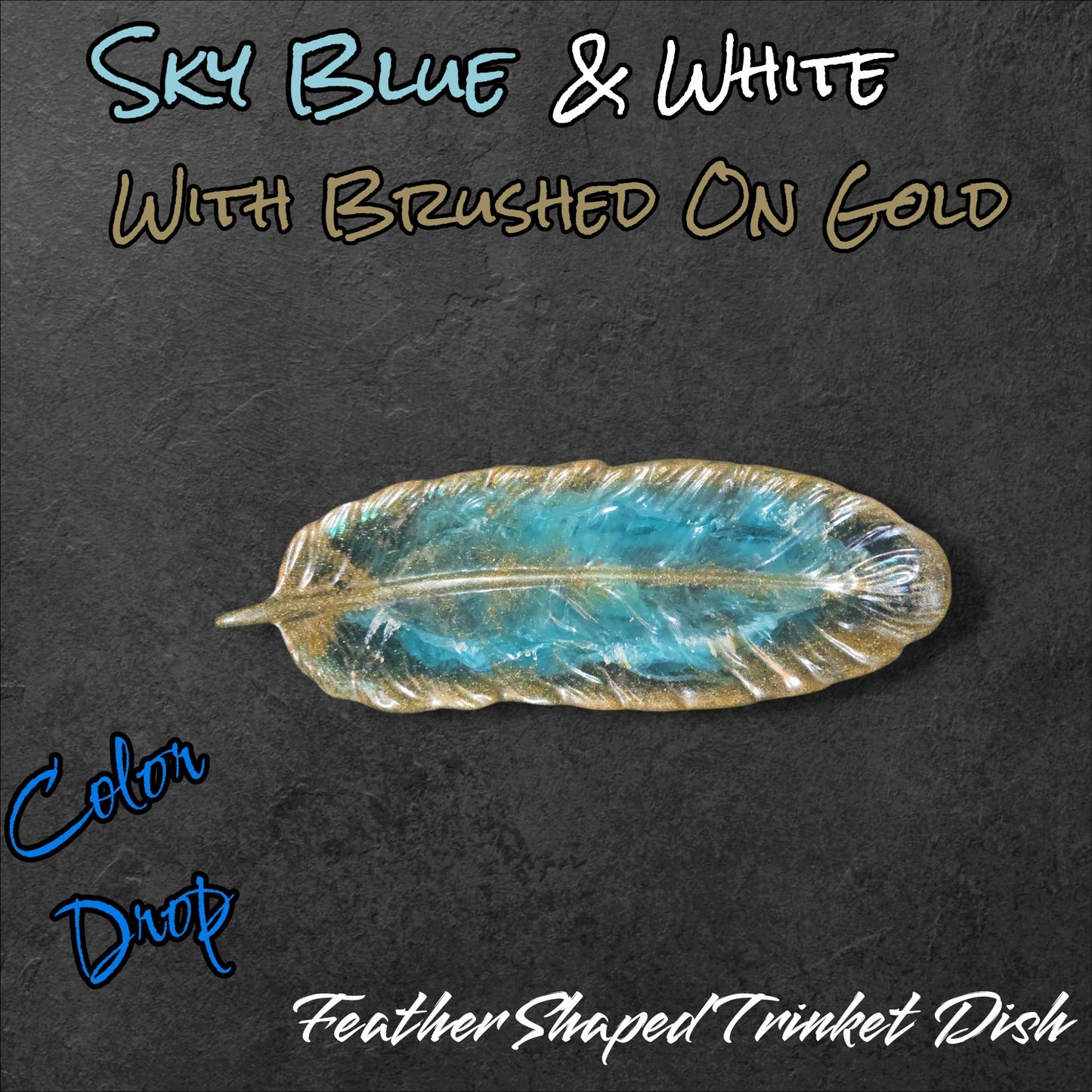 Feather Shaped Trinket Dish