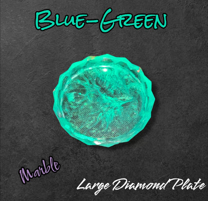 Round Diamond-Shaped Planter Plates