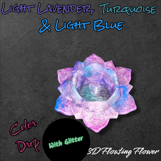 3D Floating Flower Candle Holder